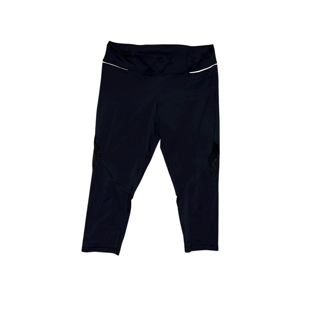 ALALA Crop Leggings Black Sz L | Minimalist Activewear Athleisure Tights